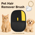 [Upgraded] Pet Hair Removal Gloves Larger Size Electrostatic Remover Reusable for Cat Dog Fur Cleaning on Sofas Furniture Carpets Car Seats Pet Grooming Gloves with Free Cat Keychain Gift